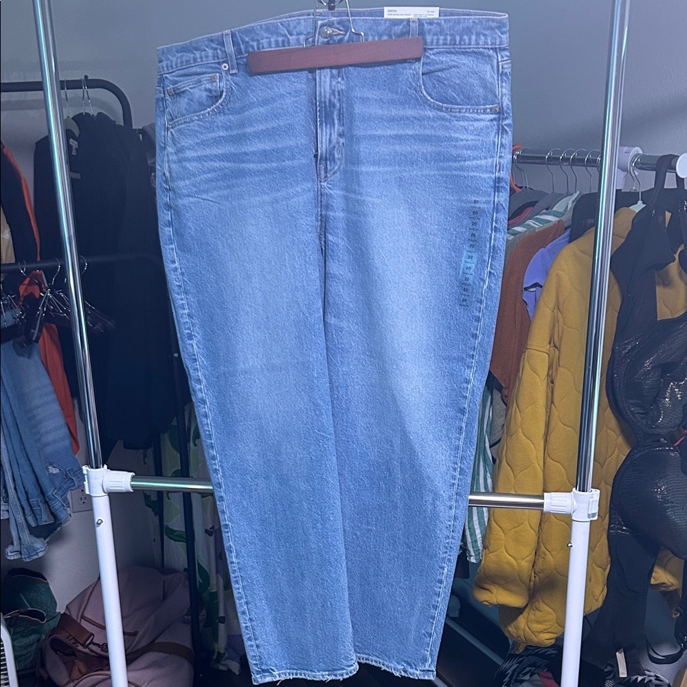 American Eagle Outfitters Light Blue Straight Leg Jeans